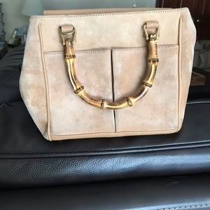 Gucci bamboo 2 way handbag